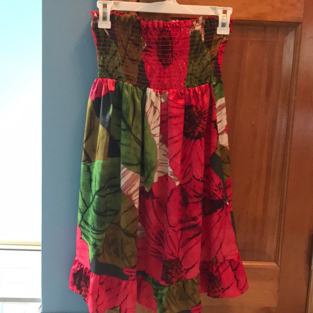 Strapless dress
